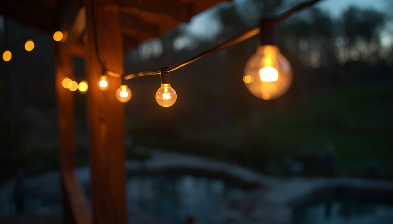 String lights and ambiance set by Antiradiantar